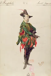 Traje del Cazador Samiel para la ópera 