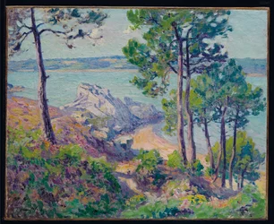 En la costa, c. 1906 (óleo sobre lienzo)