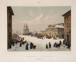 La Asamblea de la Casa de la Nobleza en Moscú, 1840s