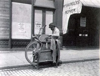 Un Afilador de Cuchillos de Londres
