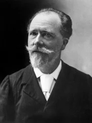 Pierre Paul Leon Glaize (1848 -1932), pintor francés, foto de Nadar, colección Felix Potin