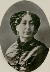 Retrato de la escritora George Sand (foto)