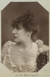 Retrato de Sarah Bernhardt, actriz