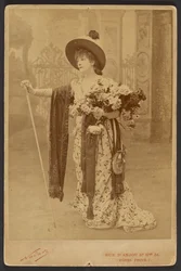 Sarah Bernhardt como Floria en La Tosca