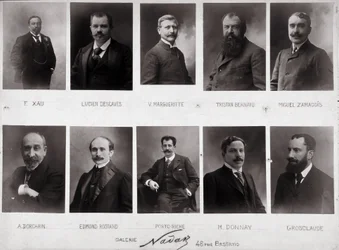 Diez retratos por Paul Nadar (foto b/n)
