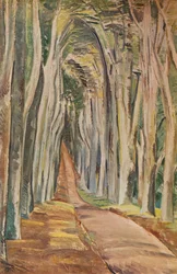 Bosque de Savernake, 1935