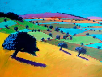 Broadway, 2024 (acrílico sobre tabla)