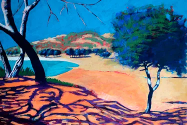 Peguera #1, 2021 (acrílico sobre tabla)