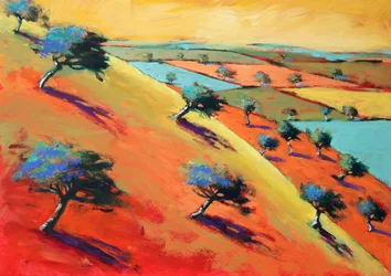 Ragged Stone, 2021 (acrílico sobre tabla)