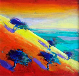 Ragged Stone, 2024 (acrílico sobre tabla)