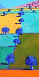 Swineyard Hill, 2021 (acrílico sobre tabla)