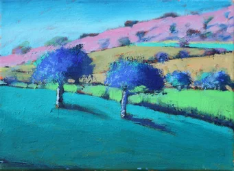 Primavera de Swineyard Hill, 2021 (acrílico sobre lienzo)