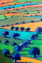 West Malvern #2 (detalle), 2024 (acrílico sobre tabla)