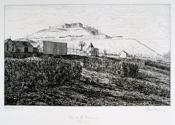 Fuerte de Mont Valerien, Sitio de París, 1870-1871
