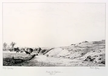 Poste de Charonne, Sitio de París, 1870-1871