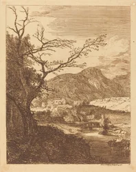 Capricho con el Castillo de Edimburgo y Arthur