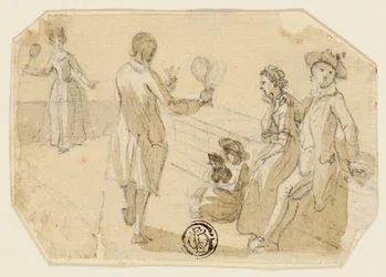 Pareja jugando al volante
