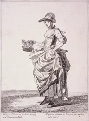 Vendedor de ramos y libros de notas, Gritos de Londres, 1760