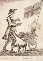 Vendedor de Pudín, Gritos de Londres, 1760