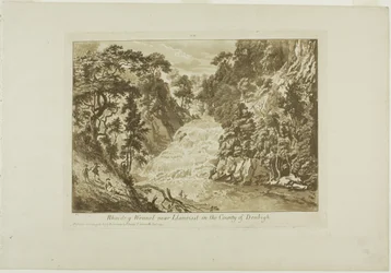Rhaidr-y Wennel cerca de Llanrwst en el condado de Denbigh