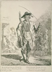 Vendedor de palos, Gritos de Londres, 1760