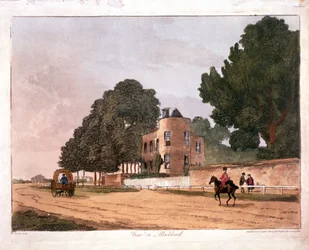 El pabellón sur en la Casa del Guardabosques, Greenwich, Londres, 1812