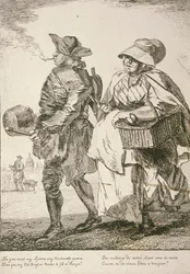 Dos vendedores de cucharas, Gritos de Londres, 1760