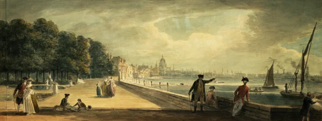 Vista de la ciudad desde la terraza de Somerset House
