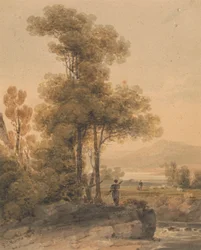 Paisaje con figuras, Cromach Water