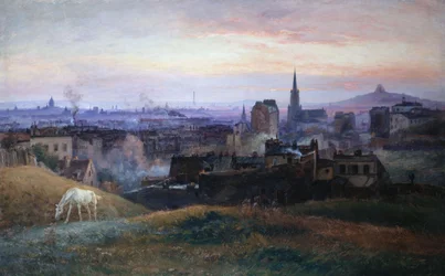 Vista panorámica de París desde Ménilmontant