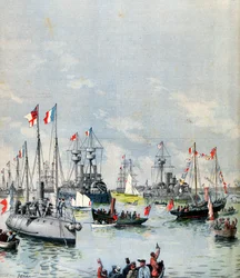 Flotilla Francesa en el Puerto de Portsmouth