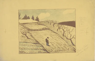 La fin du jour (El fin del día) 1893 (litografía en color)