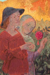Mignonne, allons voir si la rose, detalle, ca. 1910 (óleo sobre lienzo)