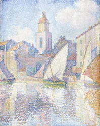 Campanario en Saint-Tropez, 1896