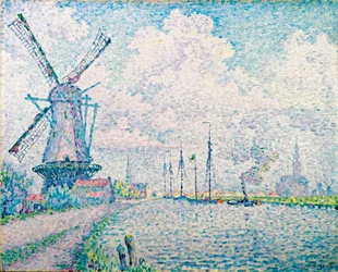 Canal en Overschie par Signac, Paul (1863-1935)