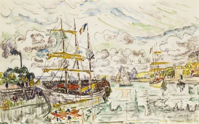 El Puerto de Saint-Malo, 1930