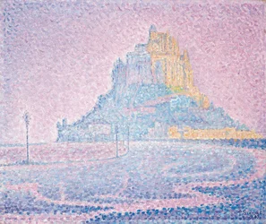Mont Saint-Michel, niebla y sol, 1897