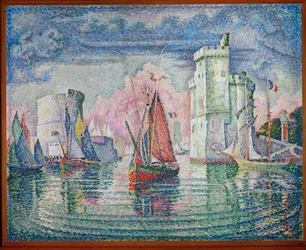 Port de La Rochelle (pintura sobre lienzo)
