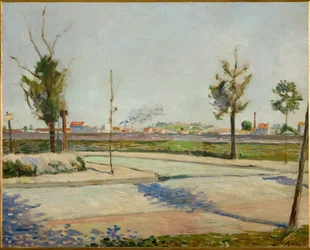 Route de Gennevilliers (pintura sobre lienzo)