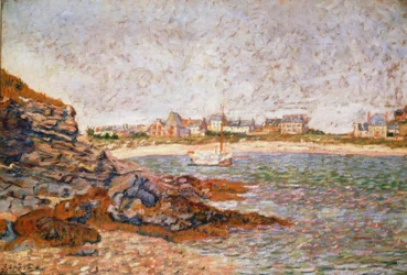 St. Briac, vista del puerto