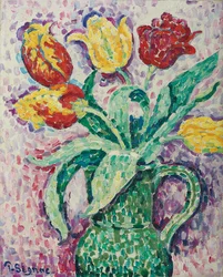 El jarrón verde, 1920
