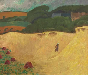 La playa de Les Grands Sables en Le Pouldu, 1890