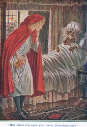 «Qué ojos tan grandes tienes, abuela», Caperucita Roja, 1925