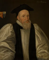 Retrato de John Bridgeman, obispo de Chester (1577-1652), c.1597-1621 (óleo sobre lienzo)