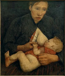 Madre amamantando