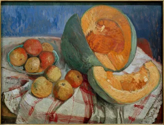 Naturaleza muerta con calabaza