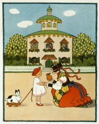 (...) En Roma se alza un campanario / Tres hermosas doncellas se asoman (...)
