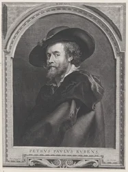 Retrato de Peter Paul Rubens, a los 46 años
