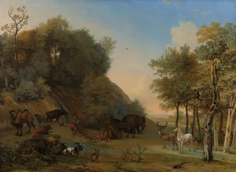 Orfeo y los animales
Orfeo encantando a las bestias