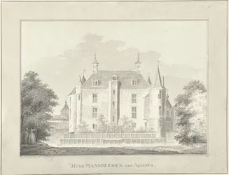 La Casa Maarsbergen, desde atrás